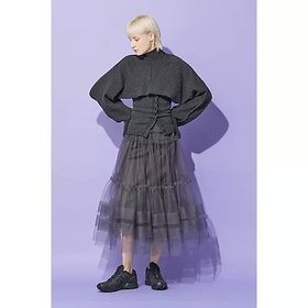 【チカ キサダ/CHIKA KISADA】のチュールスカート 人気、トレンドファッション・服の通販 founy(ファニー) ファッション Fashion レディースファッション WOMEN スカート Skirt 2024年 2024 2024-2025秋冬・A/W Aw/Autumn/Winter/Fw/Fall/2024-2025 シャーリング Shirring ティアード Tiered |ID:prp329100003144260