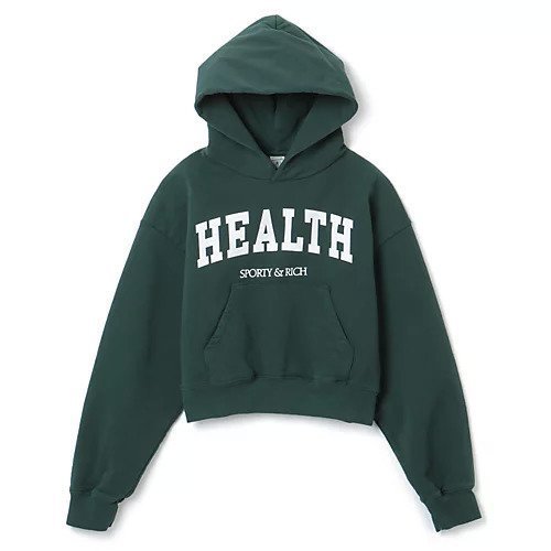 【スポーティアンドリッチ/Sporty&Rich】のHEALTH IVY CROPPED HOODIE インテリア・キッズ・メンズ・レディースファッション・服の通販 founy(ファニー) https://founy.com/ ファッション Fashion レディースファッション WOMEN 2022年 2022 2022-2023秋冬・A/W Aw/Autumn/Winter//Fw/Fall-Winter/2022-2023 コンパクト Compact ロング Long 今季 This Season 洗える Washable |ID: prp329100003162378 ipo3291000000026508270