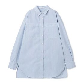【スアデオ/suadeo】 ルーズシルエットオーバーシャツ人気、トレンドファッション・服の通販 founy(ファニー) ファッション Fashion レディースファッション WOMEN トップス・カットソー Tops/Tshirt シャツ/ブラウス Shirts/Blouses カフス Cuffs ストライプ Stripe デニム Denim ベーシック Basic ロング Long 洗える Washable 羽織 Haori |ID:prp329100003162435