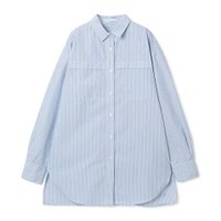 【スアデオ/suadeo】のルーズシルエットオーバーシャツ 人気、トレンドファッション・服の通販 founy(ファニー) ファッション Fashion レディースファッション WOMEN トップス・カットソー Tops/Tshirt シャツ/ブラウス Shirts/Blouses カフス Cuffs ストライプ Stripe デニム Denim ベーシック Basic ロング Long 洗える Washable 羽織 Haori |ID:prp329100003162435