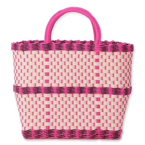 【ラロ/LALO】のIona Medium Bag かごバッグ インテリア・キッズ・メンズ・レディースファッション・服の通販 founy(ファニー) 　ファッション　Fashion　レディースファッション　Fashion for Women　バッグ　Bags　ハンド　Hand, Handmade　フォルム　Silhouette, Form　モダン　Modern, Contemporary　人気　Popular, Best Seller　Pink/Black/Beige|ID: prp329100003174220 ipo3291000000034619374