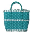 【ラロ/LALO】のIona Medium Bag かごバッグ Bluegreen/White|ID: prp329100003174220 ipo3291000000034898888