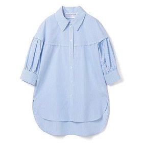 【エクラ/eclat】の袖ボリュームブラウス 人気、トレンドファッション・服の通販 founy(ファニー) ファッション Fashion レディースファッション Fashion for Women トップス・カットソー Cut & Sew Tops シャツ・ブラウス・オフィスカジュアル Elegant Blouses & Button-Ups ストライプ Stripe, Striped Pattern ボトム Bottoms, Lower Wear 別注 Limited Edition, Custom Order |ID:prp329100003186376