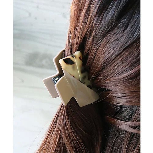 【コレカラ/collecala】のバイカラーマーブルバンスクリップ 人気、トレンドファッション・服の通販 founy(ファニー) ファッション Fashion レディースファッション Fashion for Women スクエア Square, Square Shape ハーフ Half, Half-Length フォルム Silhouette, Form マーブル Marble, Marble Pattern エレガント 上品 Elegant other-3|ID: prp329100003188836 ipo3291000000034685219