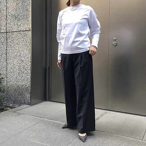 【村山佳世子/Kayoko Murayama】のセンタープレスワイドパンツ 人気、トレンドファッション・服の通販 founy(ファニー) 　ファッション　Fashion　レディースファッション　WOMEN　パンツ　Pants　別注　Special Order　定番　Standard　other-3|ID: prp329100003189340 ipo3291000000031257499