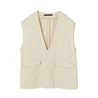 【エクラ/eclat】のツイードジレ 人気、トレンドファッション・服の通販 founy(ファニー) ファッション Fashion レディースファッション Fashion for Women アウター Coat / Outerwear Collection トップス・カットソー Cut & Sew Tops ベスト&ジレ / 重ね着スタイル Vests & Gilets スリット Slit, Slit Detail ツイード Twill, Twill Weave トレンド Trend, Trending Now エレガント 上品 Elegant 別注 Limited Edition, Custom Order thumbnail ベージュ|ID: prp329100003189398 ipo3291000000035653106