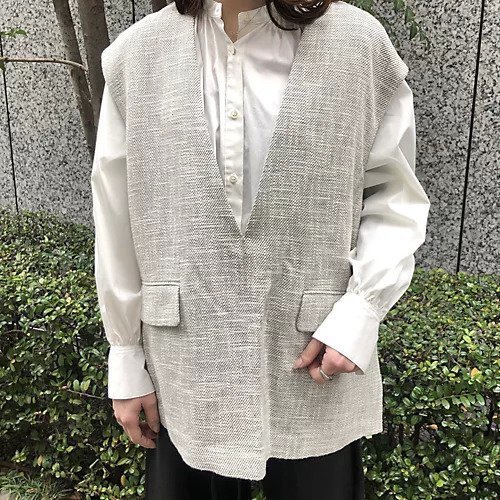 【エクラ/eclat】のツイードジレ 人気、トレンドファッション・服の通販 founy(ファニー) 　ファッション　Fashion　レディースファッション　Fashion for Women　アウター　Coat / Outerwear Collection　トップス・カットソー　Cut & Sew Tops　ベスト&ジレ / 重ね着スタイル　Vests & Gilets　スリット　Slit, Slit Detail　ツイード　Twill, Twill Weave　トレンド　Trend, Trending Now　エレガント 上品　Elegant　別注　Limited Edition, Custom Order　other-3|ID: prp329100003189398 ipo3291000000035653110