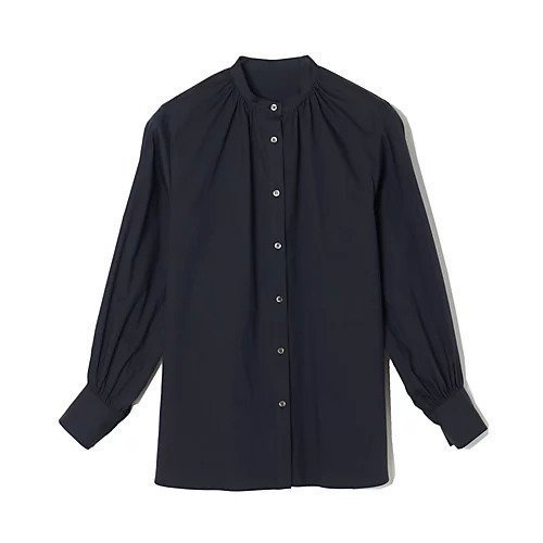 【イーバイエクラ/E by eclat】のバンドカラーシャツ インテリア・キッズ・メンズ・レディースファッション・服の通販 founy(ファニー) https://founy.com/ ファッション Fashion レディースファッション WOMEN トップス・カットソー Tops/Tshirt シャツ/ブラウス Shirts/Blouses ギャザー Gather バランス Balance フォルム Form 洗える Washable |ID: prp329100003189433 ipo3291000000032164327