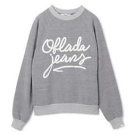 【オブラダ/Oblada】のOblada ロゴスウェット 人気、トレンドファッション・服の通販 founy(ファニー) ファッション Fashion レディースファッション WOMEN トップス・カットソー Tops/Tshirt パーカ Sweats スウェット Sweat リラックス Relax 洗える Washable |ID:prp329100003191002