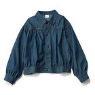 【トゥエルブクローゼット/12closet】の【洗える】ギャザー切り替えコットンジャケット インディゴ|ID: prp329100003202484 ipo3291000000029425386