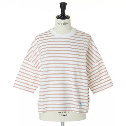 【オーシバル/ORCIVAL】のワイドショートスリーブクルーネックプルオーバー インテリア・キッズ・メンズ・レディースファッション・服の通販 founy(ファニー) https://founy.com/ ファッション Fashion レディースファッション Fashion for Women トップス・カットソー Cut & Sew Tops カジュアルプルオーバー・ニットトップス Pullovers & Knit Tops / Casual Pullovers トレンド Trend, Trending Now ボーダー Border, Stripe リラックス Relax, Relaxed Fit ワイド Wide, Wide Fit 春 Spring 洗える Machine Washable |ID: prp329100003202667 ipo3291000000035913428