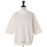 【オーシバル/ORCIVAL】のワイドショートスリーブクルーネックプルオーバー 人気、トレンドファッション・服の通販 founy(ファニー) ファッション Fashion レディースファッション Fashion for Women トップス・カットソー Cut & Sew Tops カジュアルプルオーバー・ニットトップス Pullovers & Knit Tops / Casual Pullovers トレンド Trend, Trending Now ボーダー Border, Stripe リラックス Relax, Relaxed Fit ワイド Wide, Wide Fit 春 Spring 洗える Machine Washable |ID:prp329100003202667