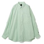 【ダイワ ピアサーティーナイン/DAIWA PIER39 / MEN】のTECH BUTTON DOWN SHIRTS L/S OXFORD 人気、トレンドファッション・服の通販 founy(ファニー) ファッション Fashion メンズファッション MEN 2023年 2023 2023春夏・S/S Ss,Spring/Summer,2023 アウトドア Outdoor プリーツ Pleats ポケット Pocket 洗える Washable thumbnail GREEN STRIPE|ID: prp329100003209256 ipo3291000000028002516