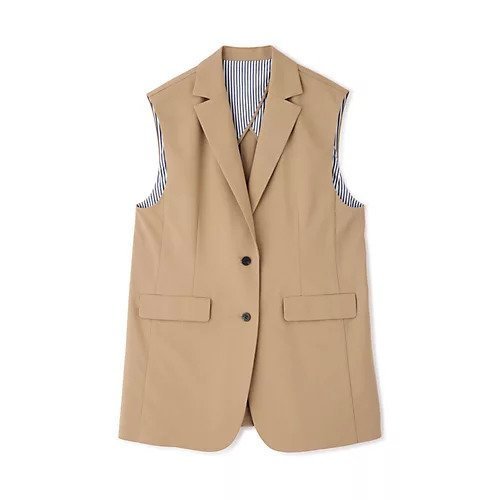 【ヒューマンウーマン/HUMAN WOMAN】のテーラードジレ 人気、トレンドファッション・服の通販 founy(ファニー) ファッション Fashion レディースファッション Fashion for Women アウター Coat / Outerwear Collection トップス・カットソー Cut & Sew Tops ベスト&ジレ / 重ね着スタイル Vests & Gilets おすすめ Recommended / Our Picks インナー Innerwear ストレッチ Stretch, Stretchy Fabric セットアップ Set-Up, Coordinated Outfit ダウン Down, Puffer トレンド Trend, Trending Now ハーフ Half, Half-Length プリント Print, Printed Pattern other-2|ID: prp329100003212998 ipo3291000000034921445