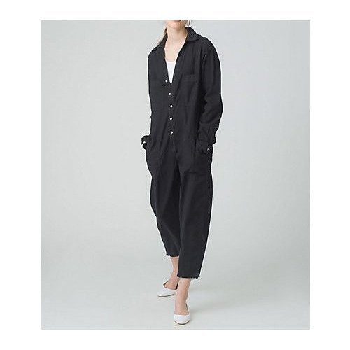 【フランク&アイリーン/Frank&Eileen】のNorthern Ireland オールインワン インテリア・キッズ・メンズ・レディースファッション・服の通販 founy(ファニー) 　ファッション　Fashion　レディースファッション　WOMEN　ワンピース　Dress　オールインワン ワンピース　All In One Dress　スーツ　Suit　リネン　Linen　洗える　Washable　ブラック|ID: prp329100003240590 ipo3291000000031715830