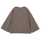 【オブラダ/Oblada】のボーダーBIGシルエットTシャツ 人気、トレンドファッション・服の通販 founy(ファニー) ファッション Fashion レディースファッション WOMEN トップス・カットソー Tops/Tshirt シャツ/ブラウス Shirts/Blouses ロング / Tシャツ T-Shirts おすすめ Recommend タートルネック Turtleneck デニム Denim ボーダー Border リラックス Relax 洗える Washable thumbnail ブラウン|ID: prp329100003240792 ipo3291000000030707217