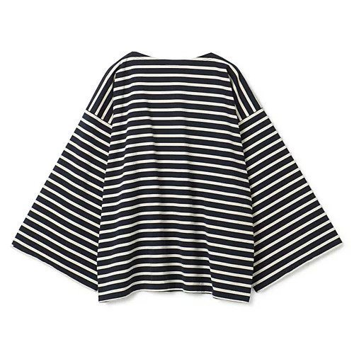 【オブラダ/Oblada】のボーダーBIGシルエットTシャツ 人気、トレンドファッション・服の通販 founy(ファニー) 　ファッション　Fashion　レディースファッション　Fashion for Women　トップス・カットソー　Cut & Sew Tops　シャツ・ブラウス・オフィスカジュアル　Elegant Blouses & Button-Ups　ロングTシャツ・Tシャツ　Longline T-Shirts & Tees　おすすめ　Recommended / Our Picks　タートルネック　Turtleneck, High Neck　デニム　Denim, Jeans Material　ボーダー　Border, Stripe　リラックス　Relax, Relaxed Fit　洗える　Machine Washable　other-2|ID: prp329100003240792 ipo3291000000035584179