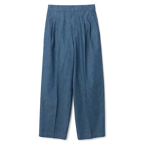 【スアデオ/suadeo】の6.5ozデニム ウエストゴム2タックパンツ 人気、トレンドファッション・服の通販 founy(ファニー) 　ファッション　Fashion　レディースファッション　WOMEN　パンツ　Pants　S/S・春夏　Ss・Spring/Summer　センター　Center　デニム　Denim　フロント　Front　ポケット　Pocket　夏　Summer　春　Spring　洗える　Washable　 other-1|ID: prp329100003250225 ipo3291000000026929991