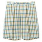 【ファーラー/FARAH / MEN】のThree-tuck Wide Shorts Souvenir Check グリーン|ID: prp329100003257502 ipo3291000000028217871