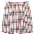 【ファーラー/FARAH / MEN】のThree-tuck Wide Shorts Souvenir Check レッド|ID: prp329100003257502 ipo3291000000028217872