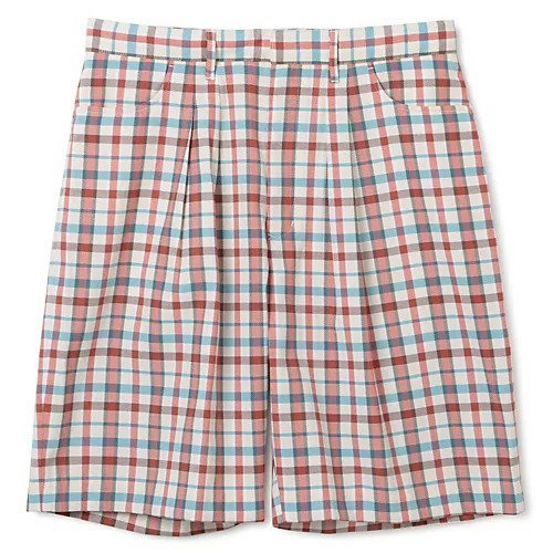 【ファーラー/FARAH / MEN】のThree-tuck Wide Shorts Souvenir Check インテリア・キッズ・メンズ・レディースファッション・服の通販 founy(ファニー) 　ファッション　Fashion　メンズファッション　MEN　2023年　2023　2023春夏・S/S　Ss,Spring/Summer,2023　カラフル　Colorful　ショート　Short　シンプル　Simple　チェック　Check　フォルム　Form　洗える　Washable　レッド|ID: prp329100003257502 ipo3291000000028217872