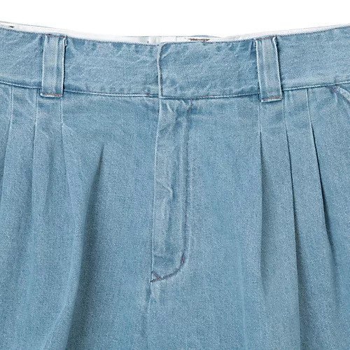 【ファーラー/FARAH / MEN】のThree-tuck Wide Shorts 人気、トレンドファッション・服の通販 founy(ファニー) 　ファッション　Fashion　メンズファッション　Fashion for Men　2023年　2023　2023春夏・S/S　Spring/Summer 2023 SS23　ウォッシュ　Washed Finish　ショート　Short, Short Length　デニム　Denim, Jeans Material　フォルム　Silhouette, Form　リラックス　Relax, Relaxed Fit　ワイド　Wide, Wide Fit　洗える　Machine Washable　other-3|ID: prp329100003257504 ipo3291000000032173923