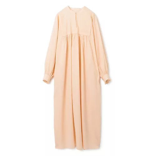 【エムセブンデイズ/M7days】のカフタンワンピース インテリア・キッズ・メンズ・レディースファッション・服の通販 founy(ファニー) 　ファッション　Fashion　レディースファッション　Fashion for Women　ワンピース　Dresses　カフス　Cuff Design　ギャザー　Gathered, Ruffled　クラシカル　Classical, Vintage-Inspired　サッカー　Seersucker, Summer Fabric　洗える　Machine Washable　コーラルピンク|ID: prp329100003257961 ipo3291000000034941988