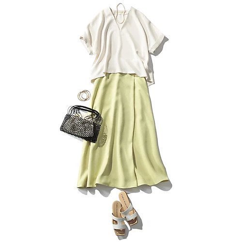 【イーバイエクラ/E by eclat】のツイルフレアマキシスカート 人気、トレンドファッション・服の通販 founy(ファニー) 　ファッション　Fashion　レディースファッション　Fashion for Women　スカート　Skirts　フラット　Flat, Flat Shoes　モダン　Modern, Contemporary　リネン　Linen, Linen Fabric　洗える　Machine Washable　other-3|ID: prp329100003258265 ipo3291000000034955186