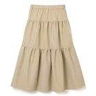 【エムセブンデイズ/M7days】のタフタ2段ティアードスカート ベージュ|ID: prp329100003258268 ipo3291000000034955196