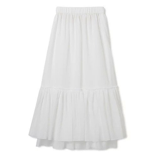 【エムセブンデイズ/M7days】の【コラボ】ティアードスカート 人気、トレンドファッション・服の通販 founy(ファニー) 　ファッション　Fashion　レディースファッション　Fashion for Women　スカート　Skirts　ティアードスカート　Tiered Skirts　ギャザー　Gathered, Ruffled　コラボ　Collaboration, Collab　シアー　Sheer, See-Through　ティアード　Tiered, Tiered Style　ティアードスカート　Tiered Skirt, Flounced Skirt　マーメイド　Mermaid, Fishtail Silhouette　洗える　Machine Washable　ビジネス 仕事 通勤　Business / Work / Commuting　 other-1|ID: prp329100003258273 ipo3291000000034955275