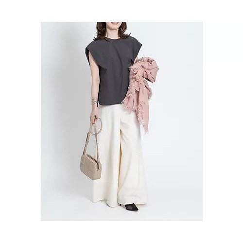 【エムセブンデイズ/M7days】の【コラボ】後ろVあきブラウス 人気、トレンドファッション・服の通販 founy(ファニー) 　ファッション　Fashion　レディースファッション　Fashion for Women　トップス・カットソー　Cut & Sew Tops　シャツ・ブラウス・オフィスカジュアル　Elegant Blouses & Button-Ups　インナー　Innerwear　コラボ　Collaboration, Collab　シンプル　Simple, Minimal　スリーブ　Sleeve, Long Sleeve / Short Sleeve　フレンチ　French, French Style　洗える　Machine Washable　other-3|ID: prp329100003258419 ipo3291000000031303724