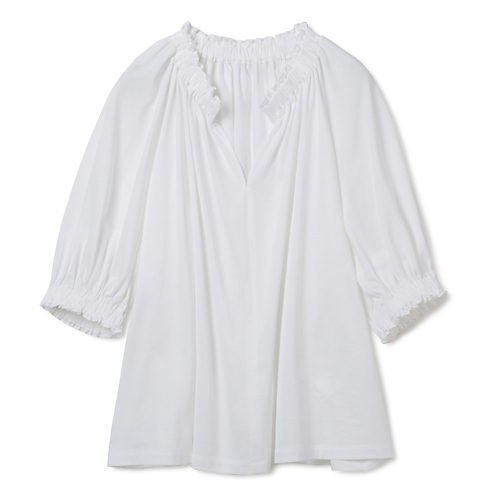 【エムセブンデイズ/M7days】の【コラボ】ギャザーカットソー インテリア・キッズ・メンズ・レディースファッション・服の通販 founy(ファニー) https://founy.com/ ファッション Fashion レディースファッション Fashion for Women トップス・カットソー Cut & Sew Tops カットソー・ベーシックTシャツ Cut-and-Sewn Tops / Stretch Tees & Basics カットソー Cut and Sewn Top コラボ Collaboration, Collab フェミニン Feminine, Girly 洗える Machine Washable |ID: prp329100003258460 ipo3291000000032662896