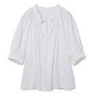 【エムセブンデイズ/M7days】の【コラボ】ギャザーカットソー ホワイト|ID: prp329100003258460 ipo3291000000034766570
