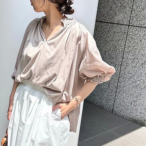 【エムセブンデイズ/M7days】の【コラボ】ギャザーカットソー 人気、トレンドファッション・服の通販 founy(ファニー) ファッション Fashion レディースファッション Fashion for Women トップス・カットソー Cut & Sew Tops カットソー・ベーシックTシャツ Cut-and-Sewn Tops / Stretch Tees & Basics カットソー Cut and Sewn Top コラボ Collaboration, Collab フェミニン Feminine, Girly 洗える Machine Washable other-3|ID: prp329100003258460 ipo3291000000034766572