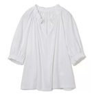 【エムセブンデイズ/M7days】の【コラボ】ギャザーカットソー ホワイト|ID: prp329100003258460 ipo3291000000035299596