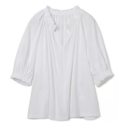 【エムセブンデイズ/M7days】の【コラボ】ギャザーカットソー インテリア・キッズ・メンズ・レディースファッション・服の通販 founy(ファニー) https://founy.com/ ファッション Fashion レディースファッション Fashion for Women トップス・カットソー Cut & Sew Tops カットソー・ベーシックTシャツ Cut-and-Sewn Tops / Stretch Tees & Basics カットソー Cut and Sewn Top コラボ Collaboration, Collab フェミニン Feminine, Girly 洗える Machine Washable |ID: prp329100003258460 ipo3291000000035417270