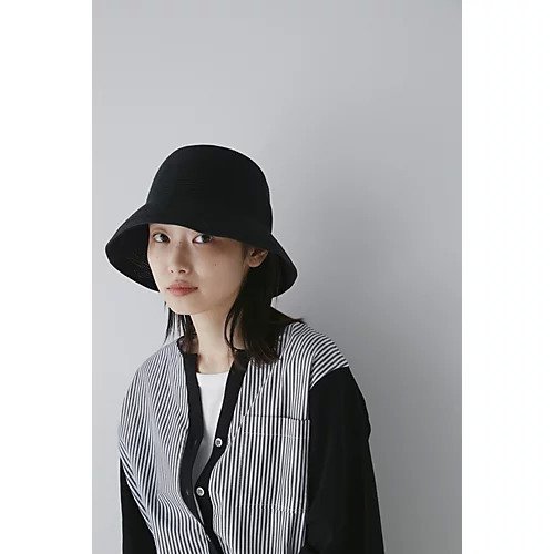 【ヒューマンウーマン/HUMAN WOMAN】のウォッシャブルハット インテリア・キッズ・メンズ・レディースファッション・服の通販 founy(ファニー) 　ファッション　Fashion　レディースファッション　Fashion for Women　帽子　Hat, Headwear　洗える　Machine Washable　ブラック|ID: prp329100003265431 ipo3291000000024035828