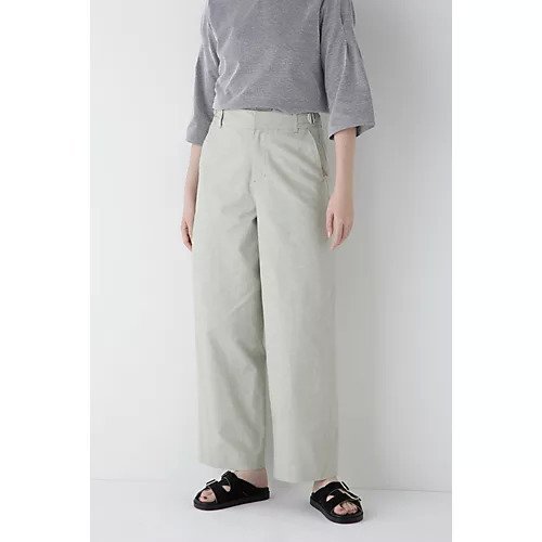 【ヒューマンウーマン/HUMAN WOMAN】の綿麻シャンブレーセミワイドパンツ インテリア・キッズ・メンズ・レディースファッション・服の通販 founy(ファニー) https://founy.com/ ファッション Fashion レディースファッション WOMEN パンツ Pants おすすめ Recommend シャンブレー Chambray シンプル Simple スタンダード Standard ストレート Straight セットアップ Set Up フィット Fit ブルゾン Blouson 夏 Summer |ID: prp329100003272127 ipo3291000000031338390