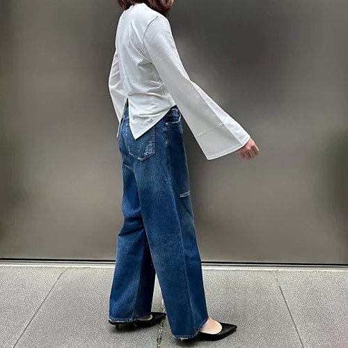 【カレンソロジー/Curensology】のカーヴィーデニム(ダメージ) 人気、トレンドファッション・服の通販 founy(ファニー) 　ファッション　Fashion　レディースファッション　WOMEN　シンプル　Simple　ダメージ　Damage　デニム　Denim　トレンド　Trend　パターン　Pattern　ワイド　Wide　ヴィンテージ　Vintage　洗える　Washable　other-3|ID: prp329100003274197 ipo3291000000031779283
