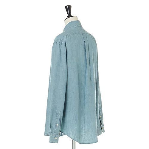 【ポロラルフローレン/POLO RALPH LAUREN】のカスタムフィット ボタンダウン シャツ 人気、トレンドファッション・服の通販 founy(ファニー) 　ファッション　Fashion　レディースファッション　Fashion for Women　トップス・カットソー　Cut & Sew Tops　シャツ・ブラウス・オフィスカジュアル　Elegant Blouses & Button-Ups　アイビー　Ivy Pattern　シャンブレー　Chambray, Denim-Like Fabric　ダウン　Down, Puffer　フィット　Fit, Slim Fit　定番　Standard, Basic Item　洗える　Machine Washable　other-3|ID: prp329100003274430 ipo3291000000034724766