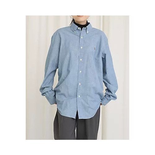 【ポロラルフローレン/POLO RALPH LAUREN】のカスタムフィット ボタンダウン シャツ 人気、トレンドファッション・服の通販 founy(ファニー) ファッション Fashion レディースファッション Fashion for Women トップス・カットソー Cut & Sew Tops シャツ・ブラウス・オフィスカジュアル Elegant Blouses & Button-Ups アイビー Ivy Pattern シャンブレー Chambray, Denim-Like Fabric ダウン Down, Puffer フィット Fit, Slim Fit 定番 Standard, Basic Item 洗える Machine Washable other-2|ID: prp329100003274430 ipo3291000000036259242