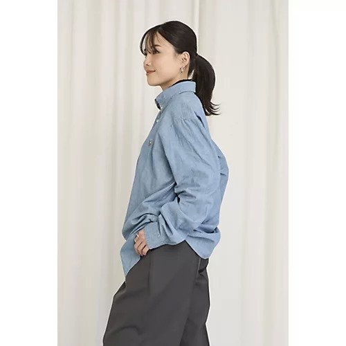 【ポロラルフローレン/POLO RALPH LAUREN】のカスタムフィット ボタンダウン シャツ 人気、トレンドファッション・服の通販 founy(ファニー) ファッション Fashion レディースファッション Fashion for Women トップス・カットソー Cut & Sew Tops シャツ・ブラウス・オフィスカジュアル Elegant Blouses & Button-Ups アイビー Ivy Pattern シャンブレー Chambray, Denim-Like Fabric ダウン Down, Puffer フィット Fit, Slim Fit 定番 Standard, Basic Item 洗える Machine Washable other-3|ID: prp329100003274430 ipo3291000000036259243