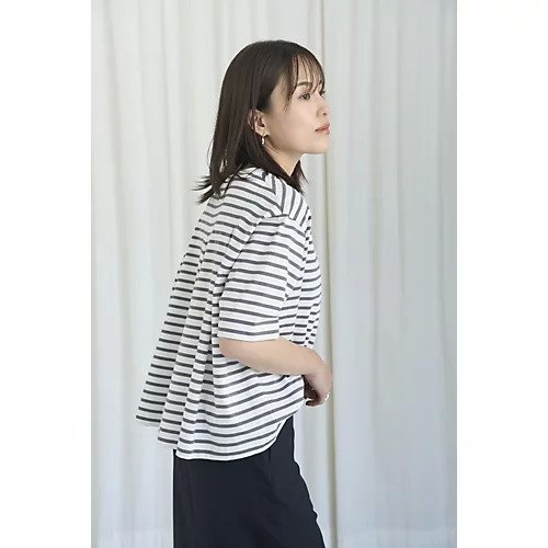 【トゥエルブクローゼット/12closet】の【洗える】後ろタックフレアT 人気、トレンドファッション・服の通販 founy(ファニー) ファッション Fashion レディースファッション Fashion for Women フレア Flare, Flared ボーダー Border, Stripe 人気 Popular, Best Seller 洗える Machine Washable other-3|ID: prp329100003274459 ipo3291000000032273721