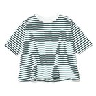 【トゥエルブクローゼット/12closet】の【洗える】後ろタックフレアT ネイビー×ホワイト|ID: prp329100003274459 ipo3291000000037250448