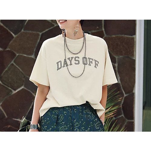 【アメリカーナ/Americana】の【五明祐子さんコラボ】【洗える】ロゴTシャツ 人気、トレンドファッション・服の通販 founy(ファニー) 　ファッション　Fashion　レディースファッション　Fashion for Women　トップス・カットソー　Cut & Sew Tops　シャツ・ブラウス・オフィスカジュアル　Elegant Blouses & Button-Ups　ロングTシャツ・Tシャツ　Longline T-Shirts & Tees　コラボ　Collaboration, Collab　バランス　Balance, Style Balance　ボトム　Bottoms, Lower Wear　ワイド　Wide, Wide Fit　洗える　Machine Washable　other-2|ID: prp329100003274462 ipo3291000000031423643