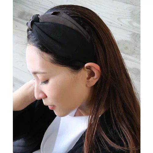【コレカラ/collecala】のバイカラーノットターバン 人気、トレンドファッション・服の通販 founy(ファニー) 　ファッション　Fashion　レディースファッション　Ladies' Fashion Online　おすすめ　Recommend　ターバン　Turban　リラックス　Relax　other-2|ID: prp329100003299148 ipo3291000000031281521