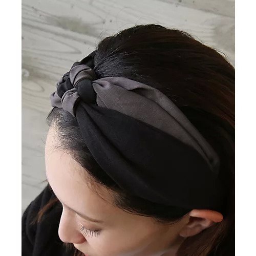 【コレカラ/collecala】のバイカラーノットターバン インテリア・キッズ・メンズ・レディースファッション・服の通販 founy(ファニー) ファッション Fashion レディースファッション Fashion for Women おすすめ Recommended / Our Picks ターバン Turban, Headband リラックス Relax, Relaxed Fit ブラウン×ブラック|ID: prp329100003299148 ipo3291000000033963370