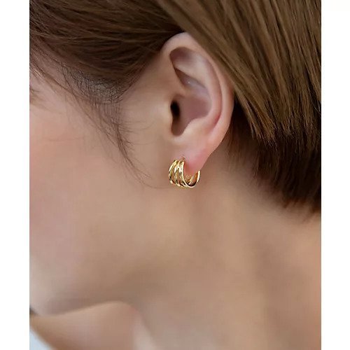 【コレカラ/collecala】のノンホール・3連フープの樹脂イヤリング 人気、トレンドファッション・服の通販 founy(ファニー) 　ファッション　Fashion　レディースファッション　Fashion for Women　ジュエリー　Jewelry　ファッションリング　Fashion Rings　イヤリング・フープ・ドロップタイプ　Hoop, Drop & Clip Earrings　イヤリング　Earrings　フィット　Fit, Slim Fit　フープ　Hoop, Hoop Earrings　入学式　Entrance Ceremony　卒業式　Graduation Ceremony　結婚式　Wedding　 other-1|ID: prp329100003299154 ipo3291000000026716677
