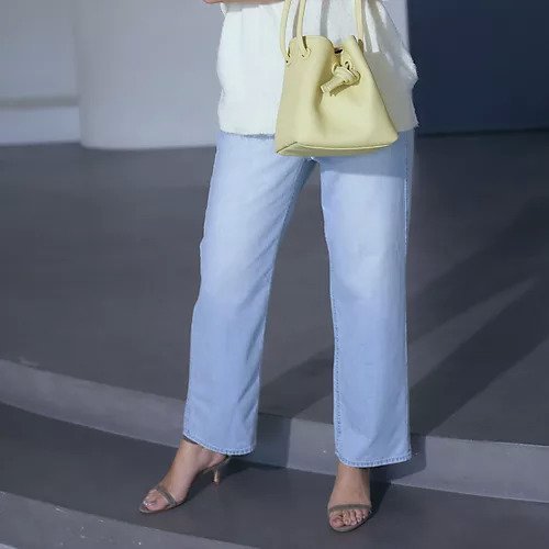 【アッパー ハイツ/upper hights】の【HPS別注】THE LAZY HIM ライトデニム 人気、トレンドファッション・服の通販 founy(ファニー) 　ファッション　Fashion　レディースファッション　WOMEN　コンビ　Combination　ストレート　Straight　テーパード　Tapered　デニム　Denim　トレンド　Trend　フェミニン　Feminine　ワイド　Wide　別注　Special Order　洗える　Washable　other-2|ID: prp329100003300190 ipo3291000000031730412