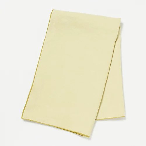 【イーバイエクラ/E by eclat】のリネンワイドストール インテリア・キッズ・メンズ・レディースファッション・服の通販 founy(ファニー) 　ファッション　Fashion　レディースファッション　Fashion for Women　ストール　Stole, Wrap　トリミング　Trimming, Decorative Edge　パステル　Pastel, Soft Color　リネン　Linen, Linen Fabric　エレガント 上品　Elegant　洗える　Machine Washable　ライトイエロー|ID: prp329100003300866 ipo3291000000034942548